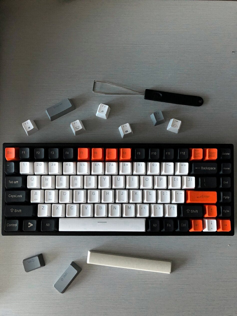 mechanical keyboard with removable keys