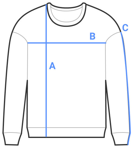 long sleeve shirt measuring guide