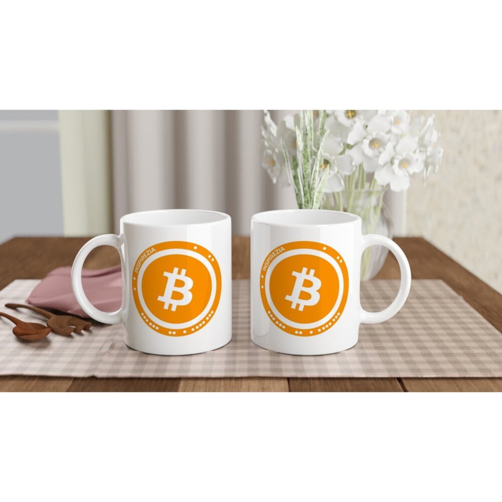 Bitcoin logo mug INSPIREZIA