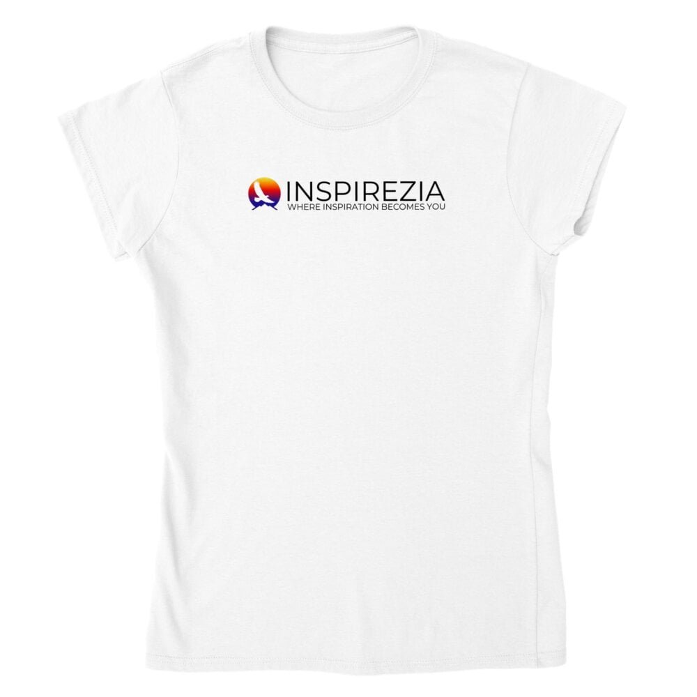 INSPIREZIA inspiring logo women's t shirt