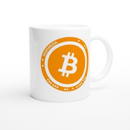 Bitcoin logo mug INSPIREZIA