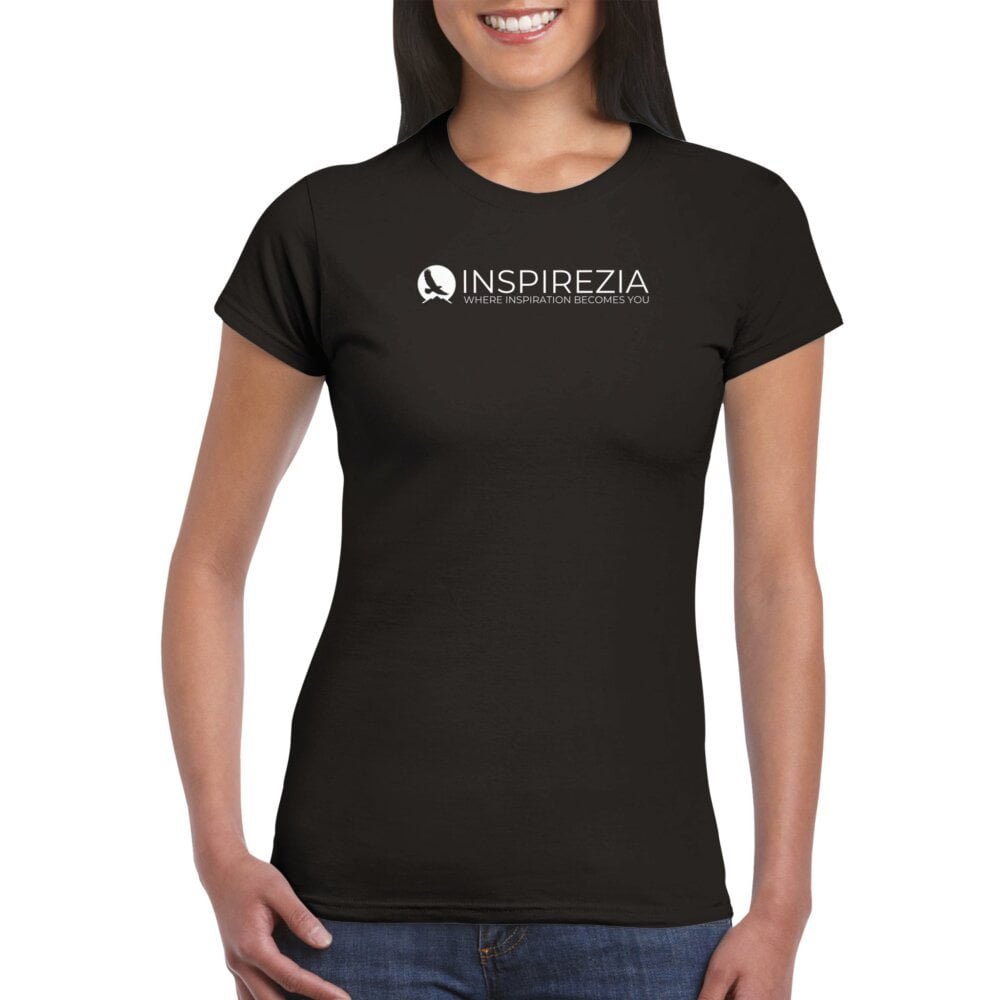 INSPIREZIA inspiring logo women's t shirt