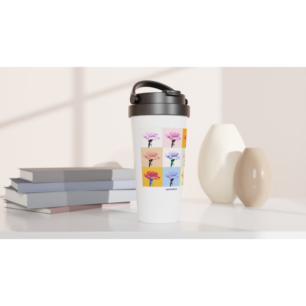 Flower travel mug INSPIREZIA