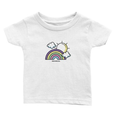 Baby rainbow t shirt INSPIREZIA