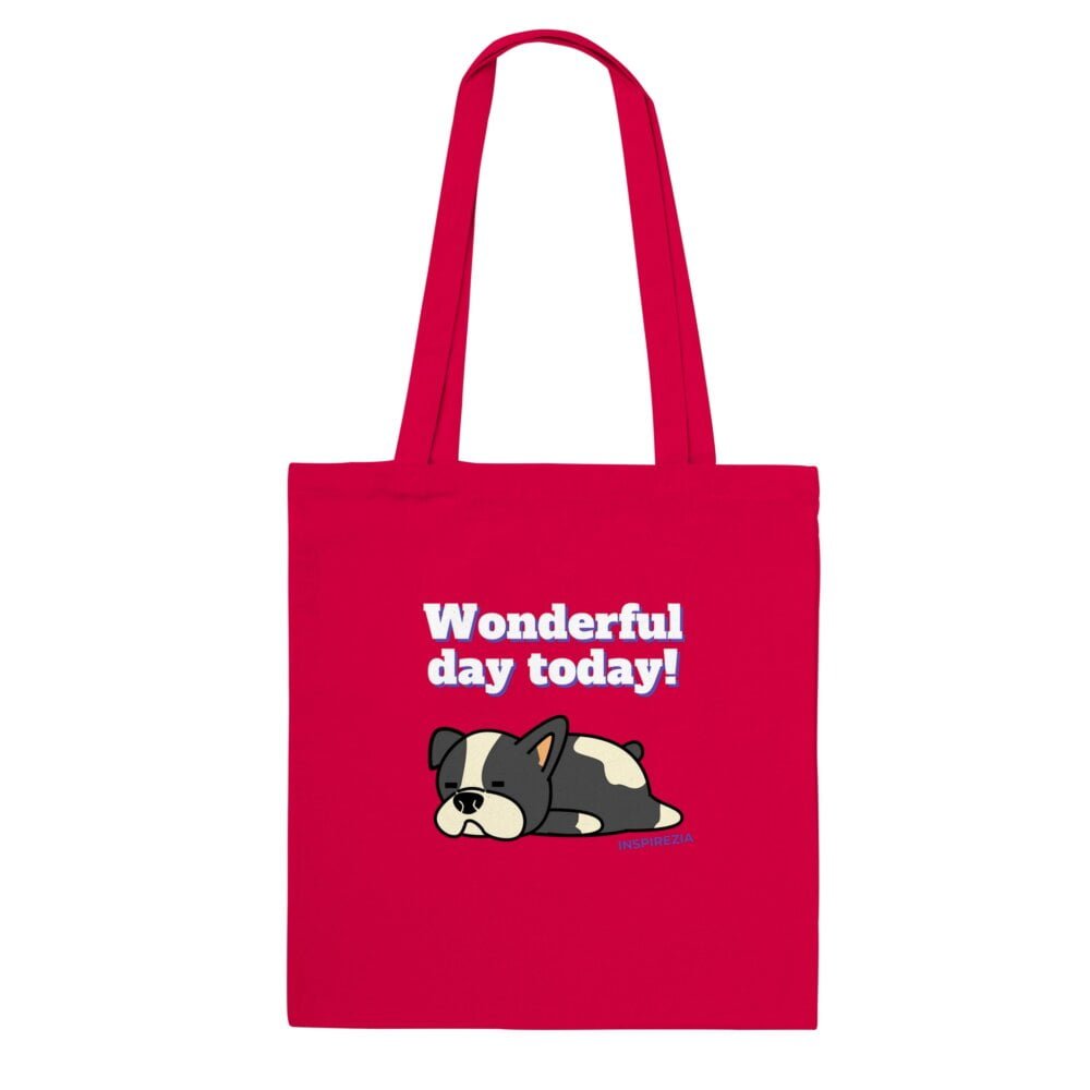 Wonderful day dog tote bag INSPIREZIA