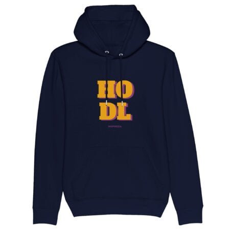 HODL eco friendly hoodie INSPIREZIA