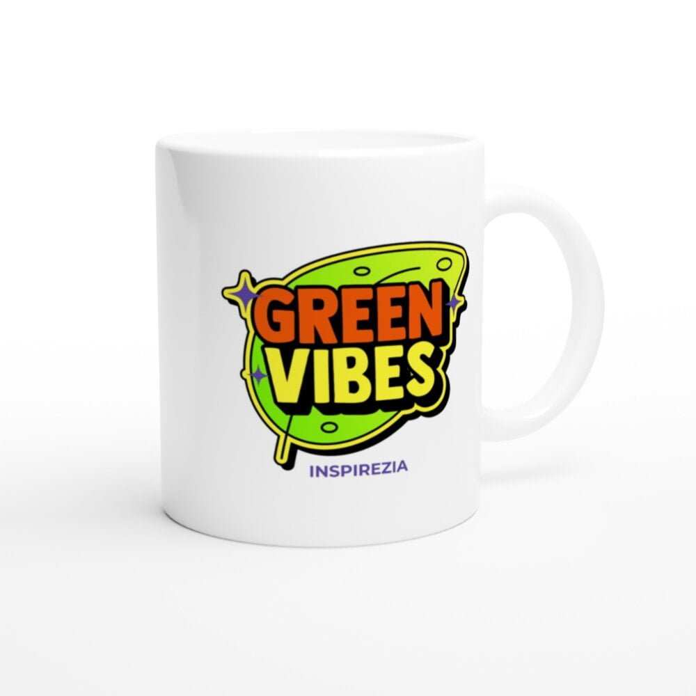 Green vibes mug INSPIREZIA