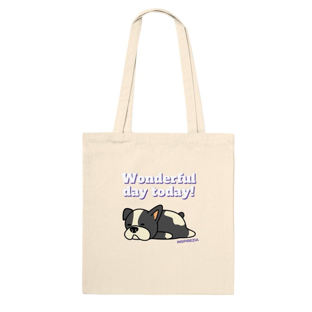 Wonderful day dog tote bag INSPIREZIA