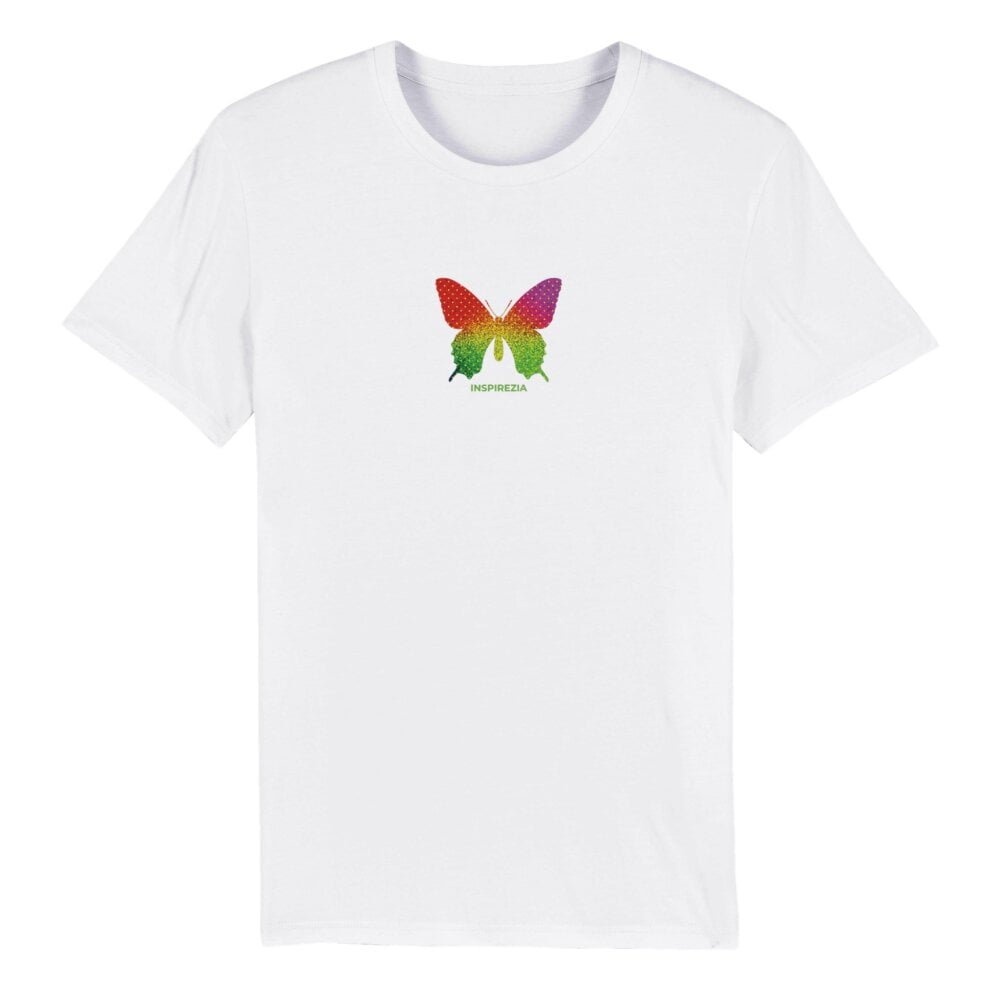 Butterfly organic t shirt INSPIREZIA