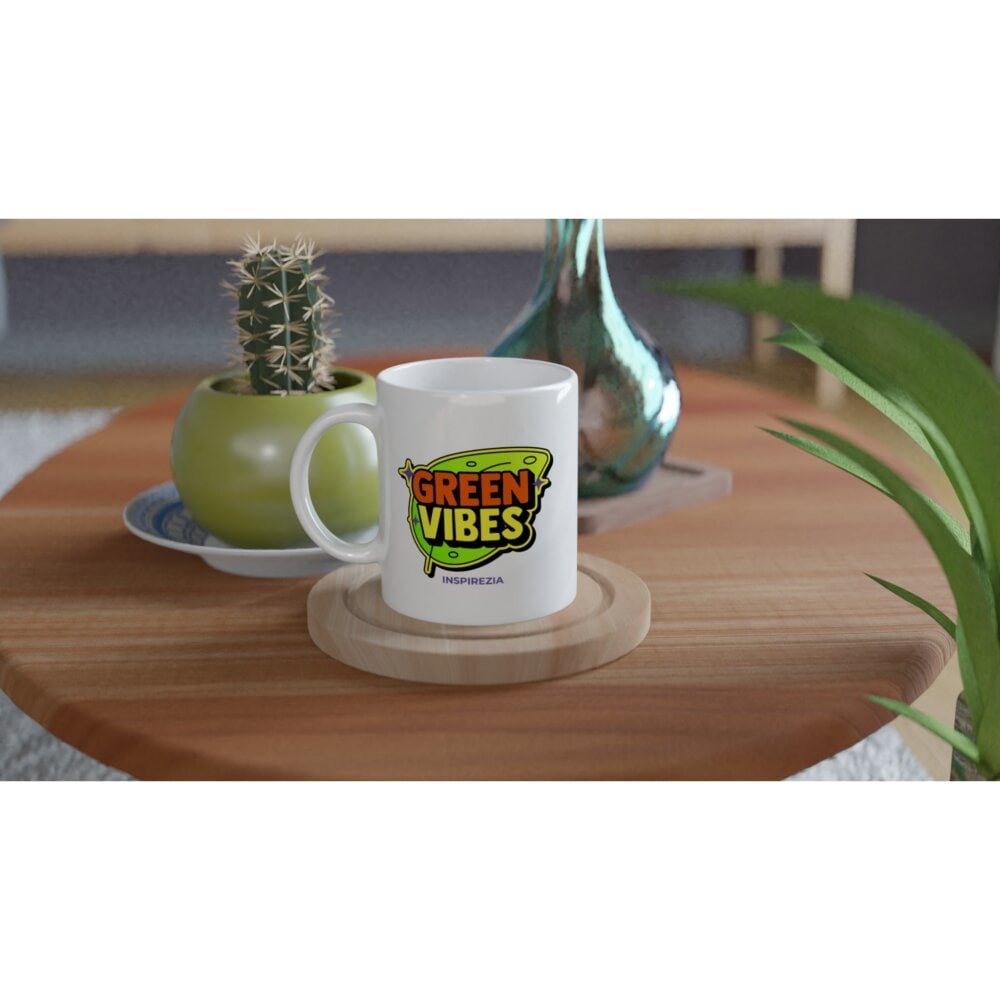 Green vibes mug INSPIREZIA