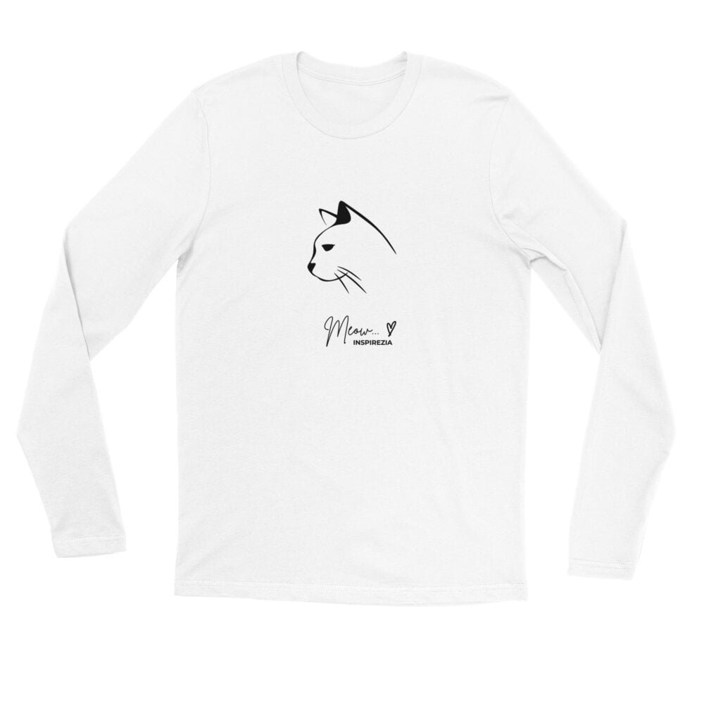 Meow long sleeve shirt premium INSPIREZIA