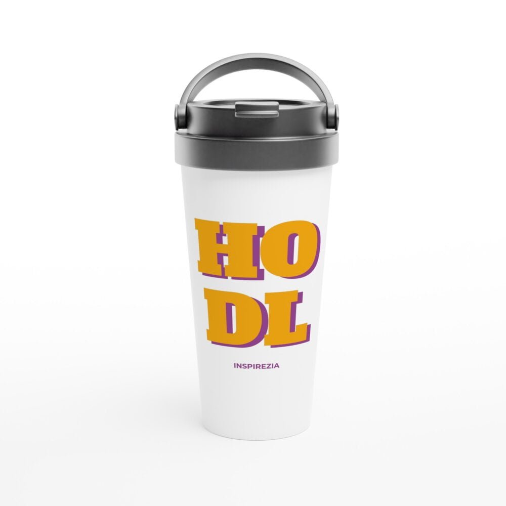 HODL travel mug INSPIREZIA