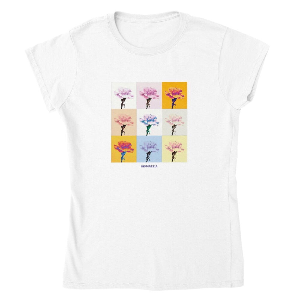 Flower women's t shirt INSPIREZIA