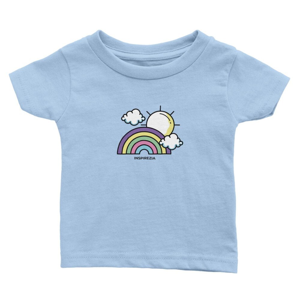 Baby rainbow t shirt INSPIREZIA