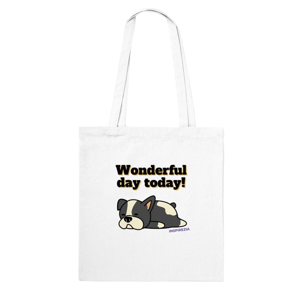 Wonderful day dog tote bag INSPIREZIA