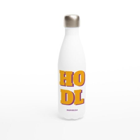 HODL water bottle INSPIREZIA