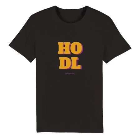 HODL eco friendly t shirt INSPIREZIA