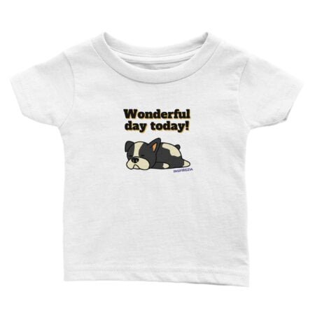 Wonderful day dog baby t shirt INSPIREZIA