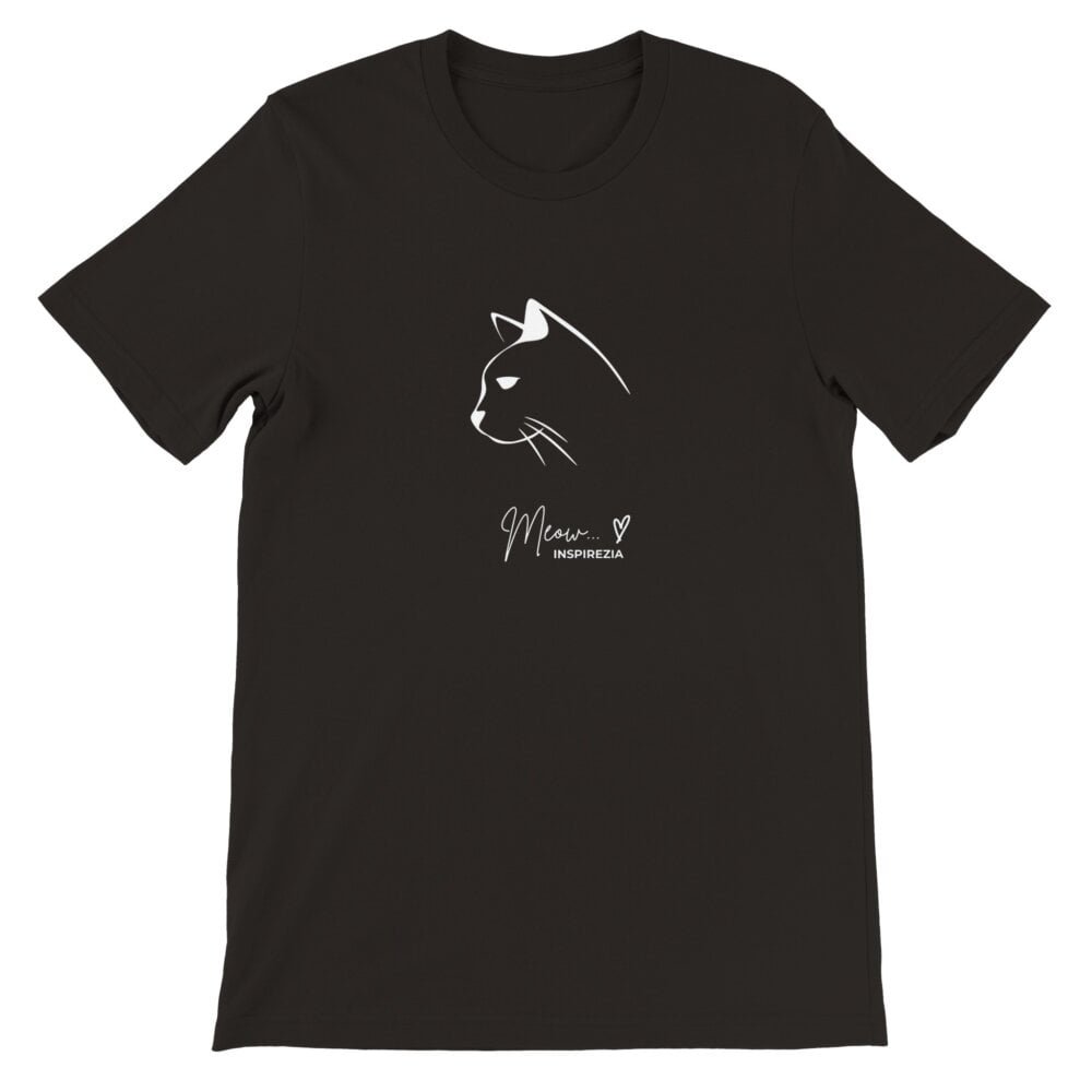 Meow t shirt premium INSPIREZIA