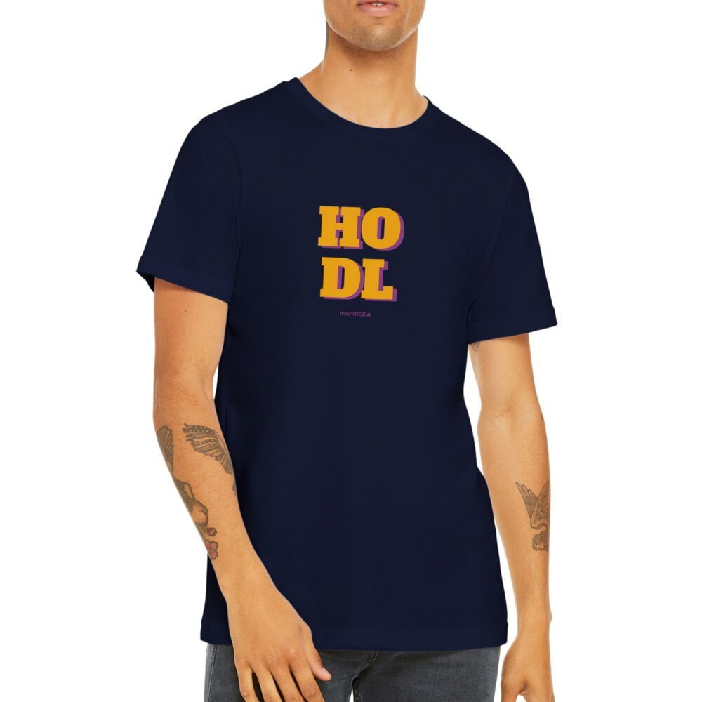 HODL t shirt premium INSPIREZIA