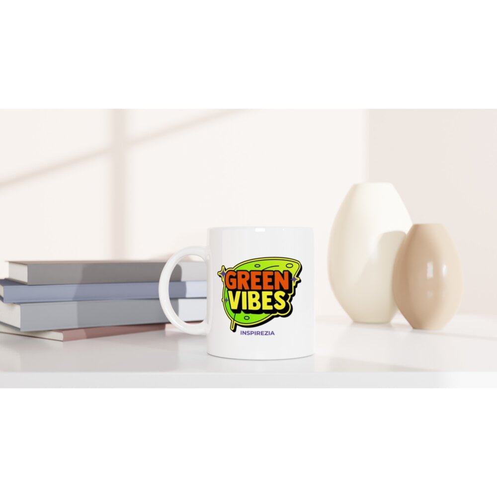 Green vibes mug INSPIREZIA