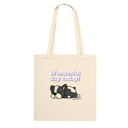 Wonderful day dog tote bag INSPIREZIA