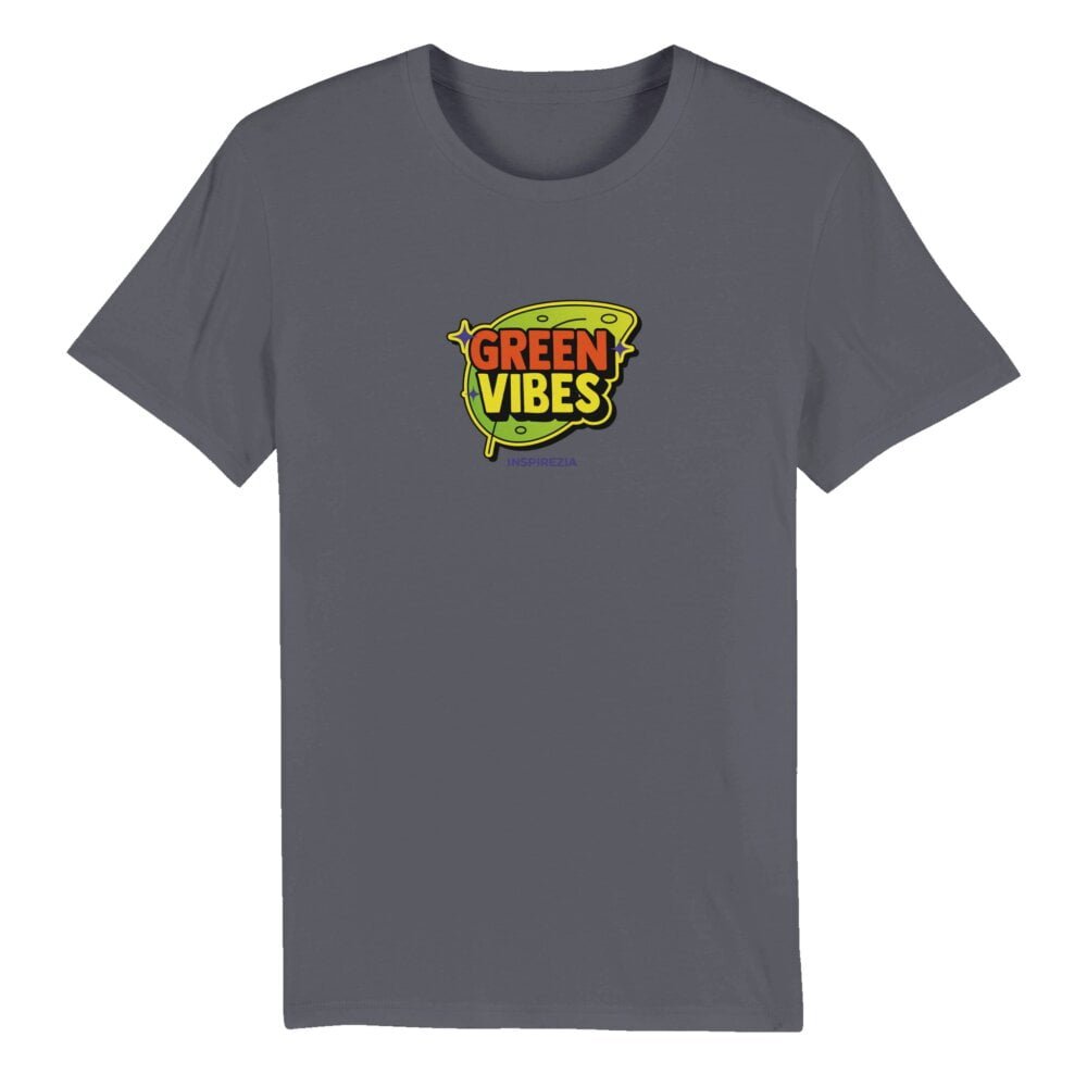 Green vibes eco friendly t shirt INSPIREZIA