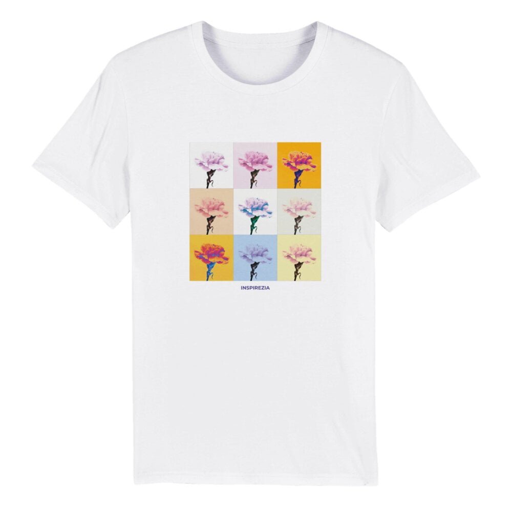 Flower eco friendly t shirt INSPIREZIA