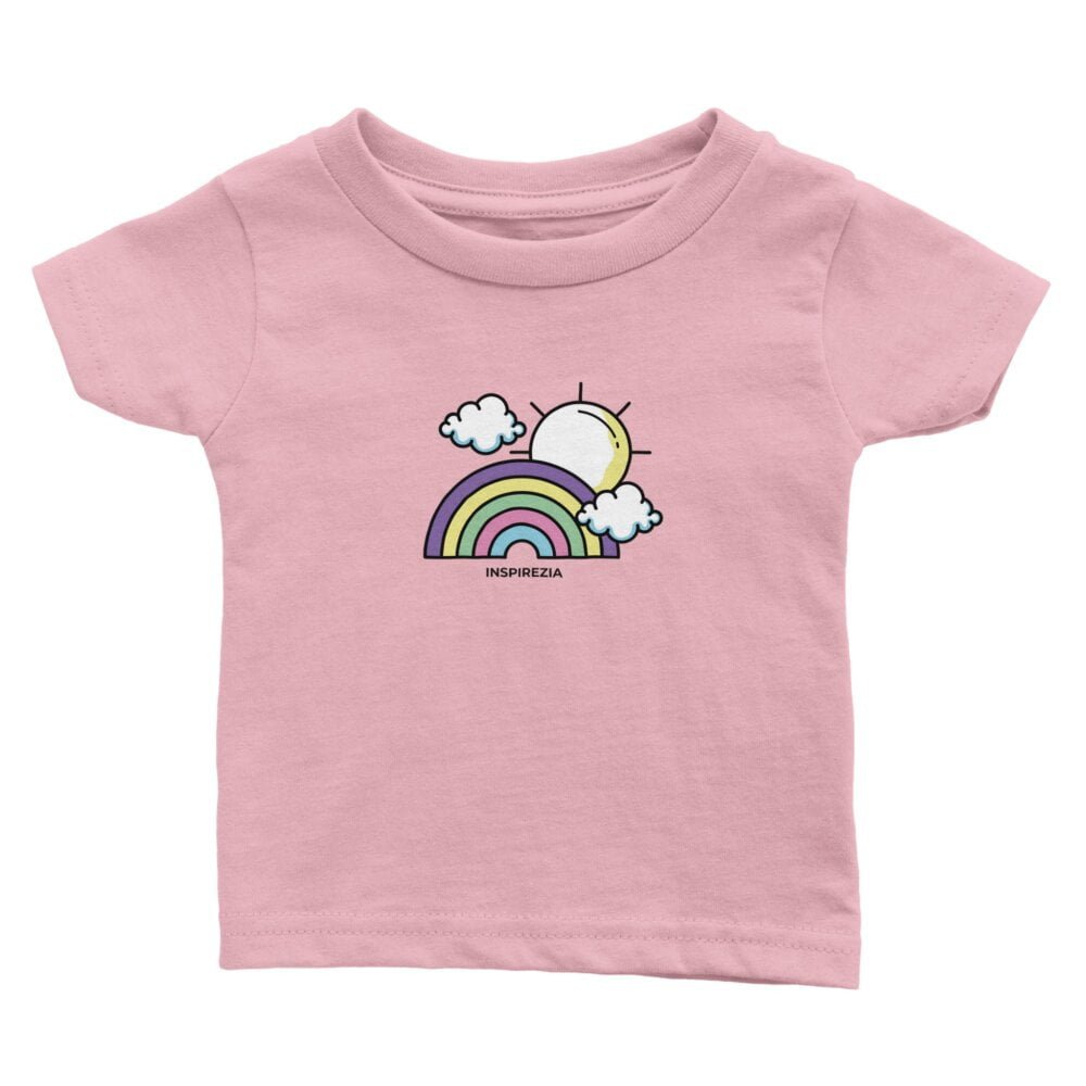 Baby rainbow t shirt INSPIREZIA