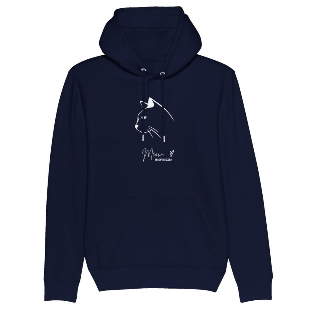 Meow eco friendly hoodie INSPIREZIA