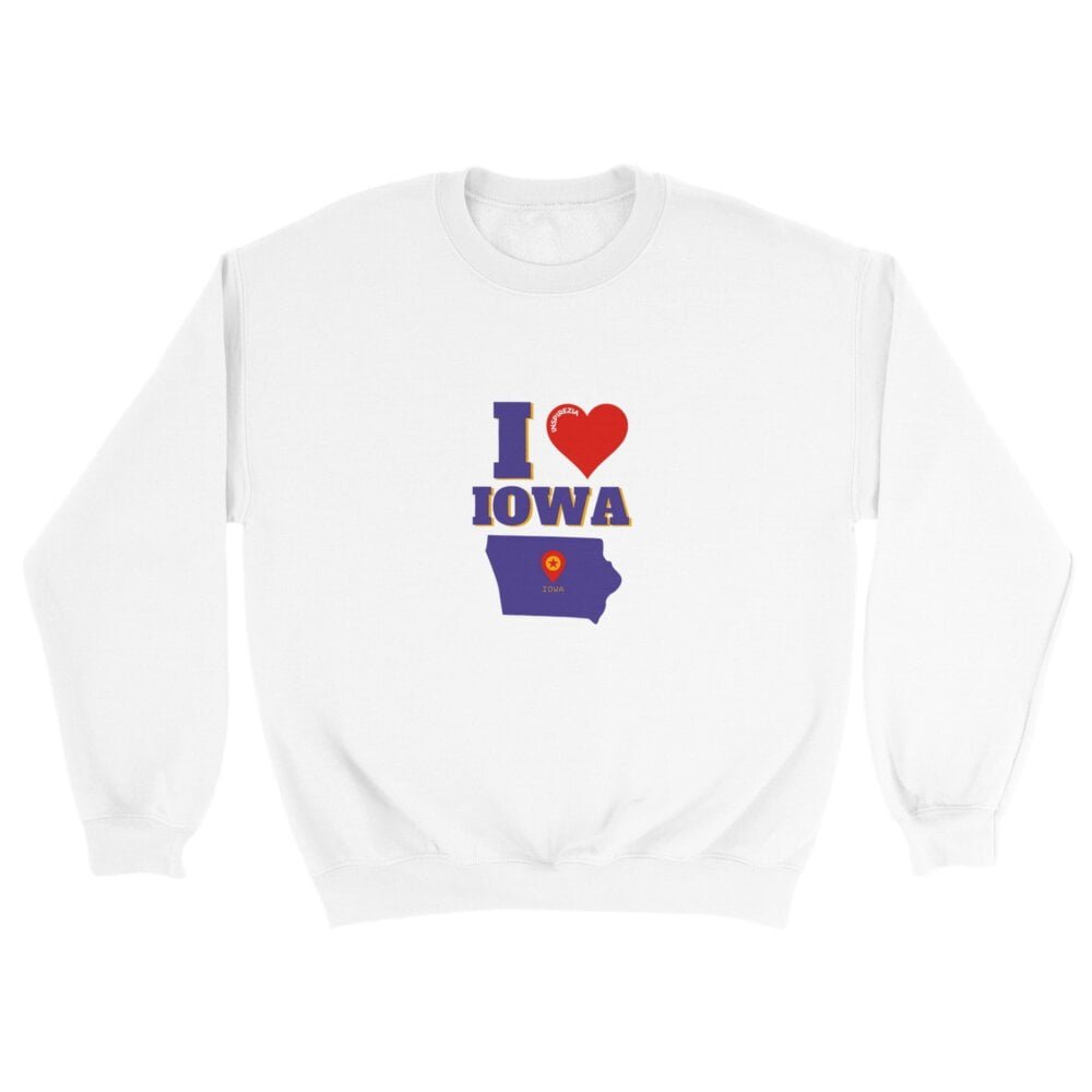 I love Iowa sweatshirt INSPIREZIA