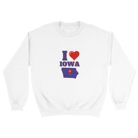 I love Iowa sweatshirt INSPIREZIA