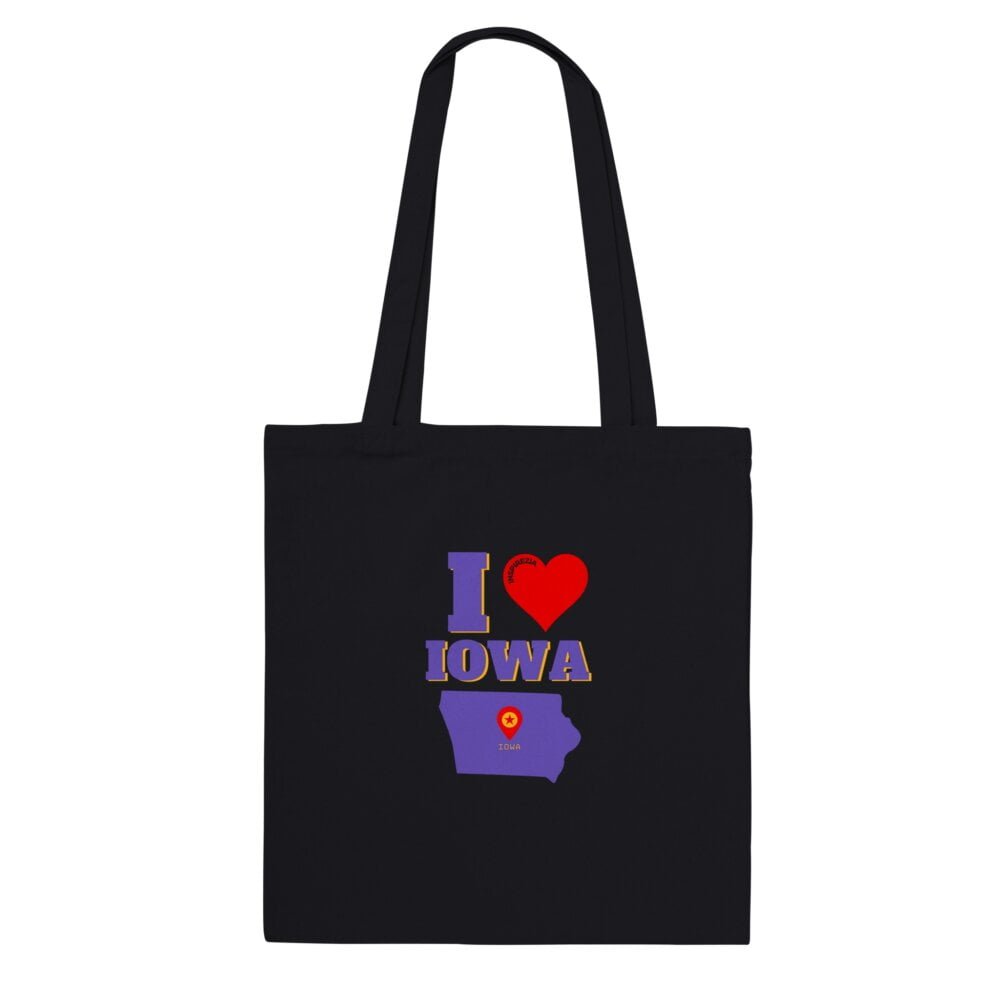 I love Iowa tote bag INSPIREZIA