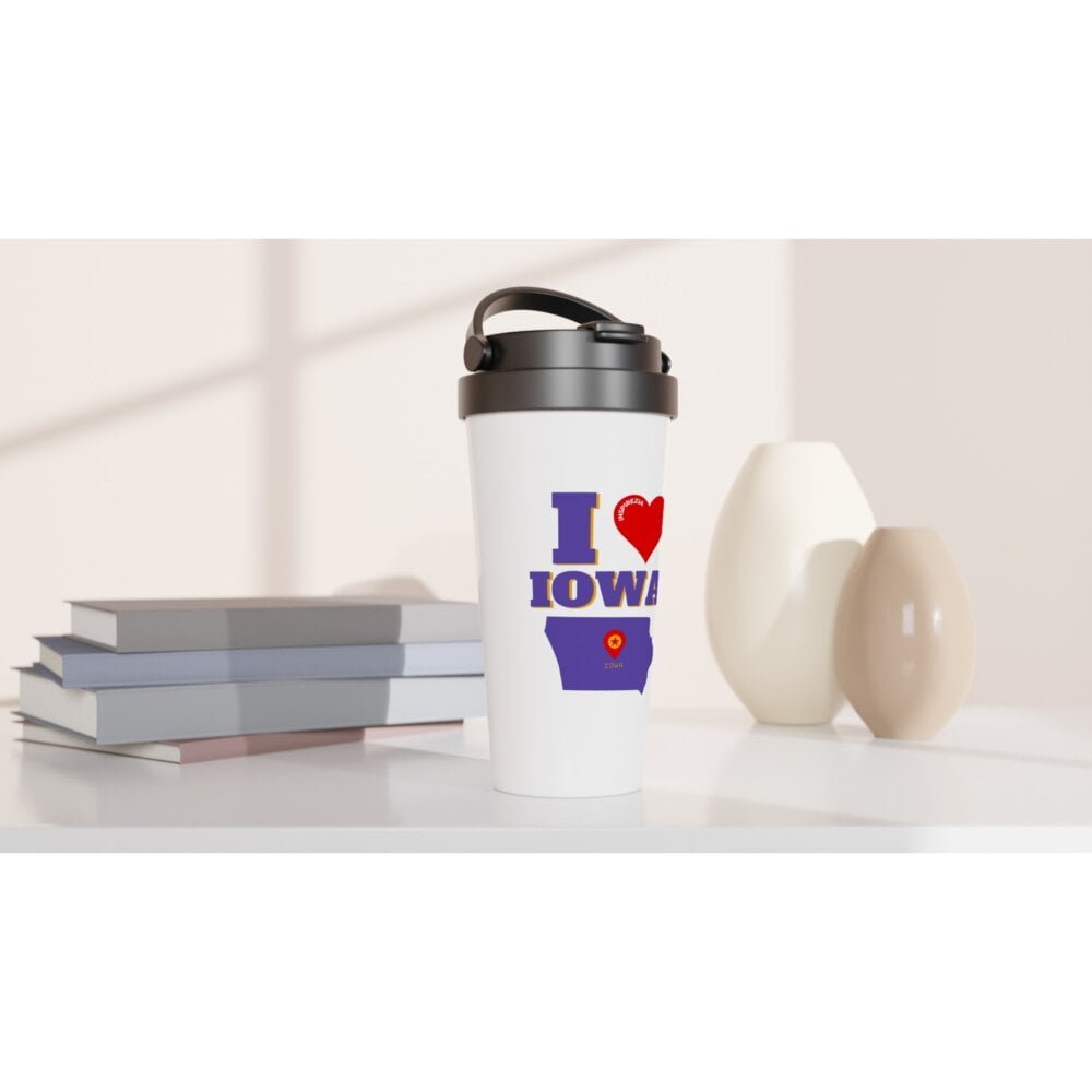 I love Iowa travel mug INSPIREZIA