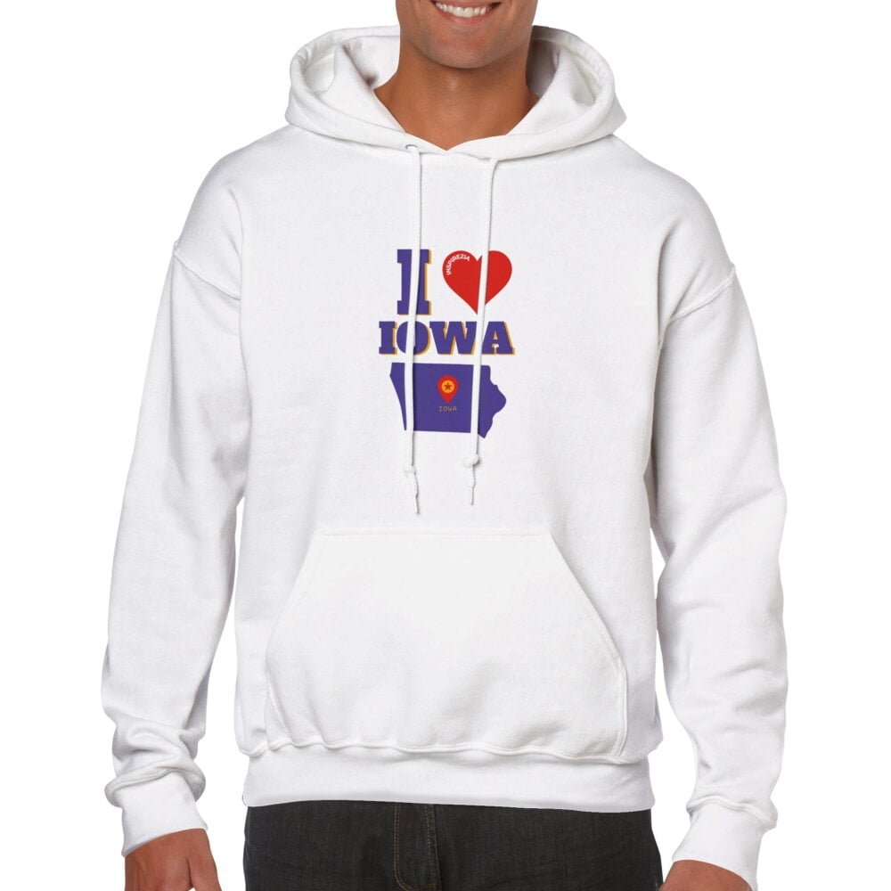 I love Iowa hoodie premium INSPIREZIA