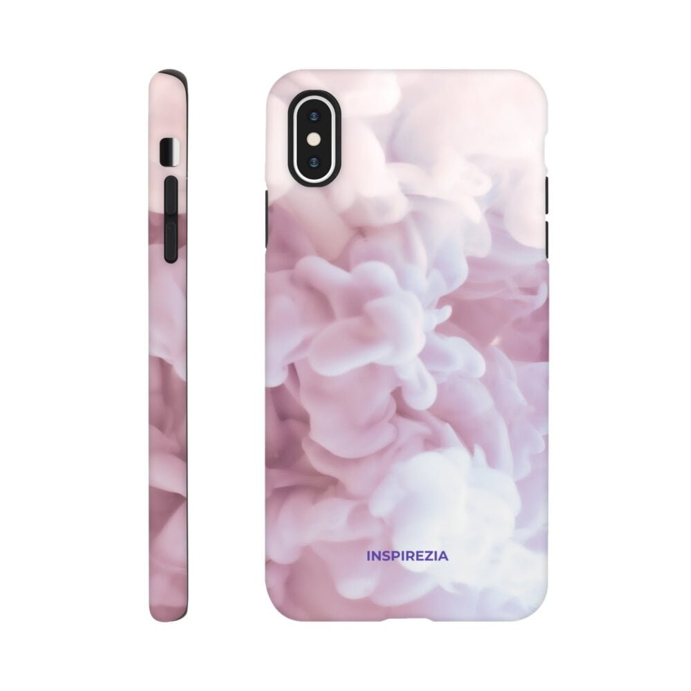 Pink smoke protective phone case INSPIREZIA