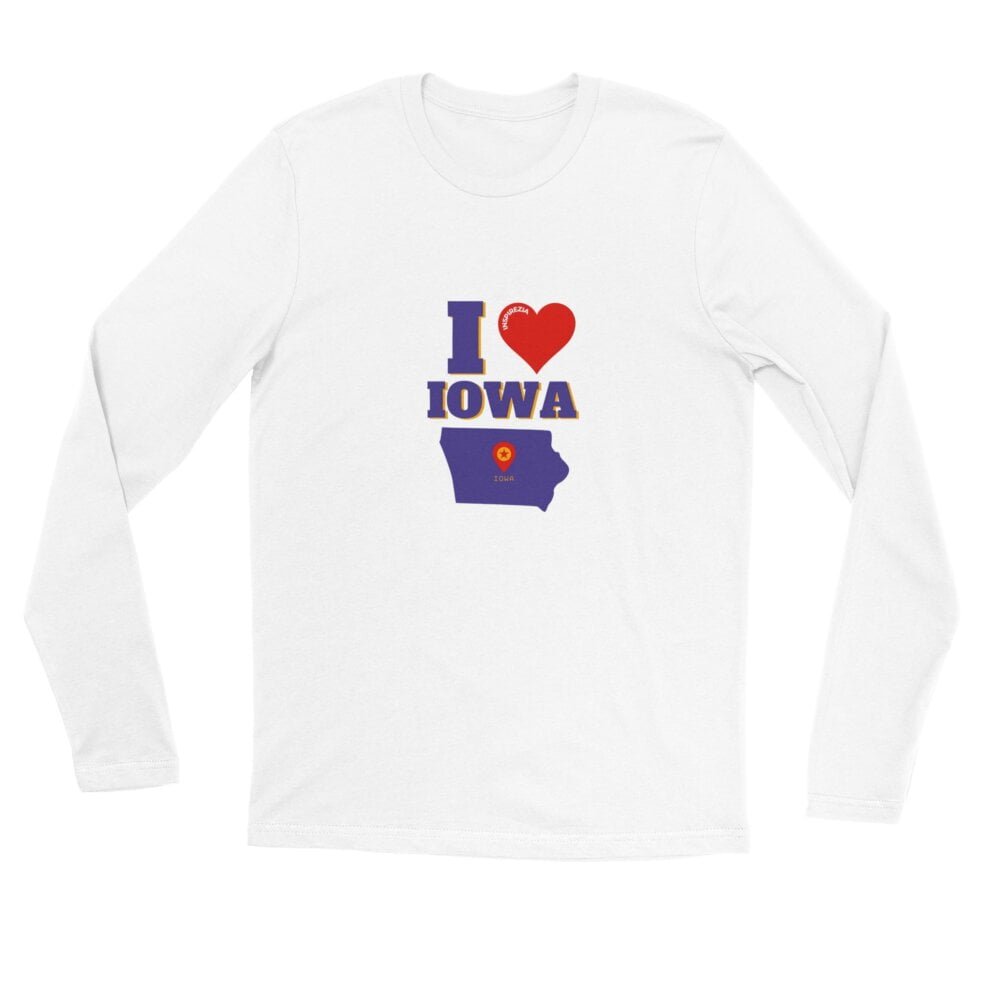 I love Iowa long sleeve shirt premium INSPIREZIA