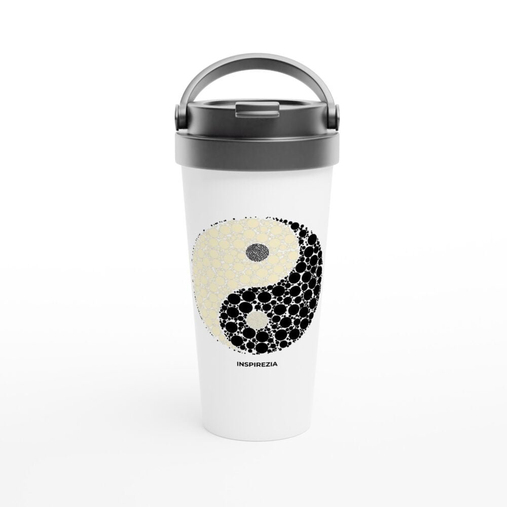 Yin yang travel mug INSPIREZIA