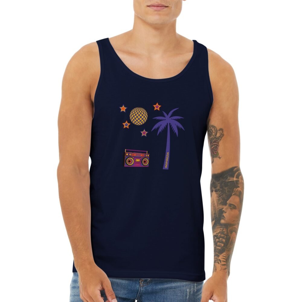 Cool retro tank top premium INSPIREZIA