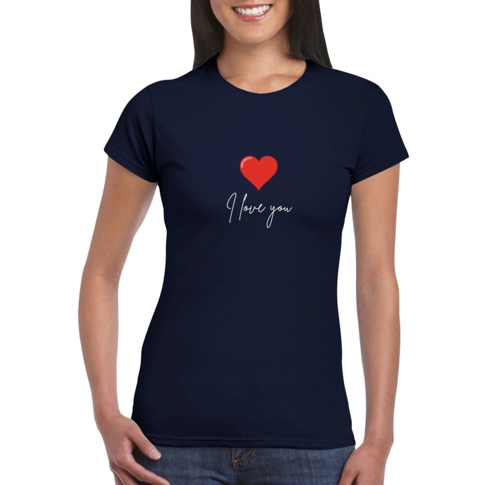 I love you women's t shirt INSPIREZIA