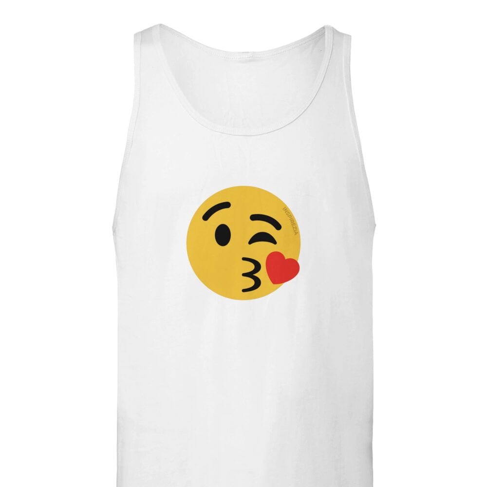 Kiss emoji tank top premium INSPIREZIA