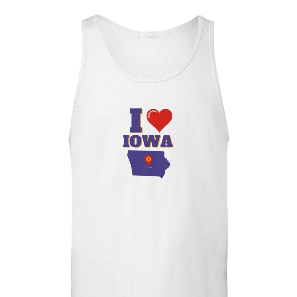 I love Iowa tank top premium INSPIREZIA