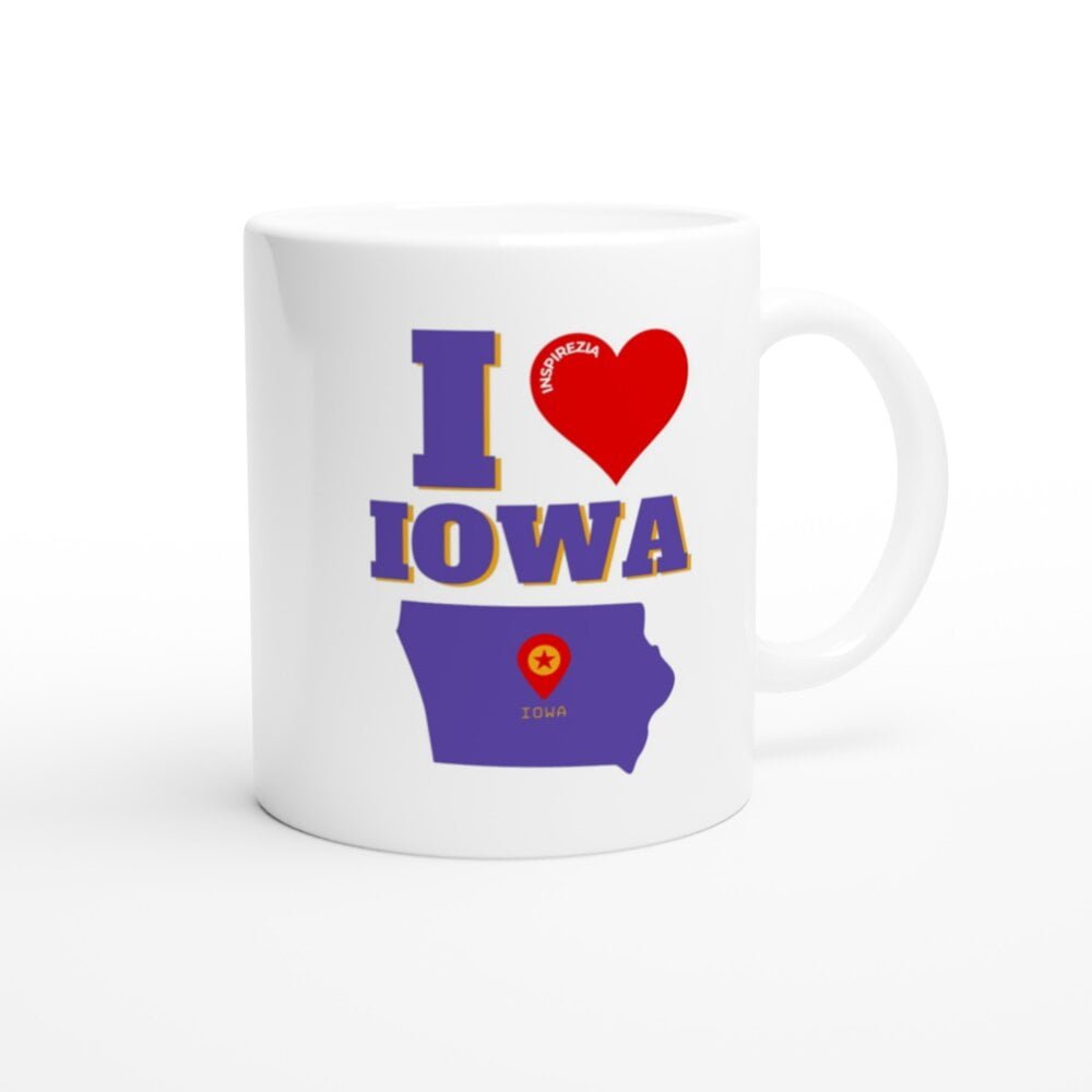 I love Iowa mug INSPIREZIA