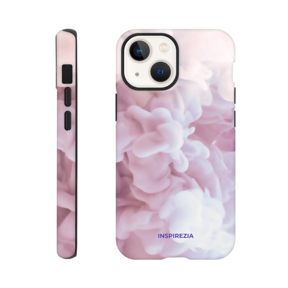 Pink smoke protective phone case INSPIREZIA