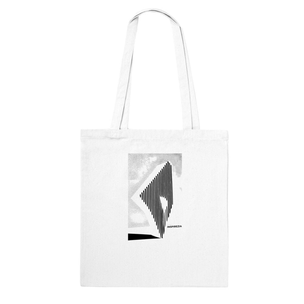 Optical illusion art tote bag INSPIREZIA