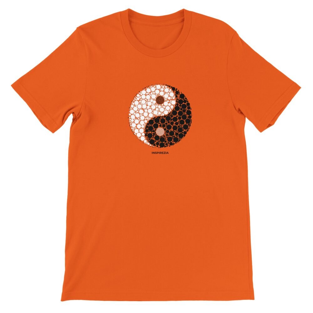 Yin yang t shirt premium INSPIREZIA