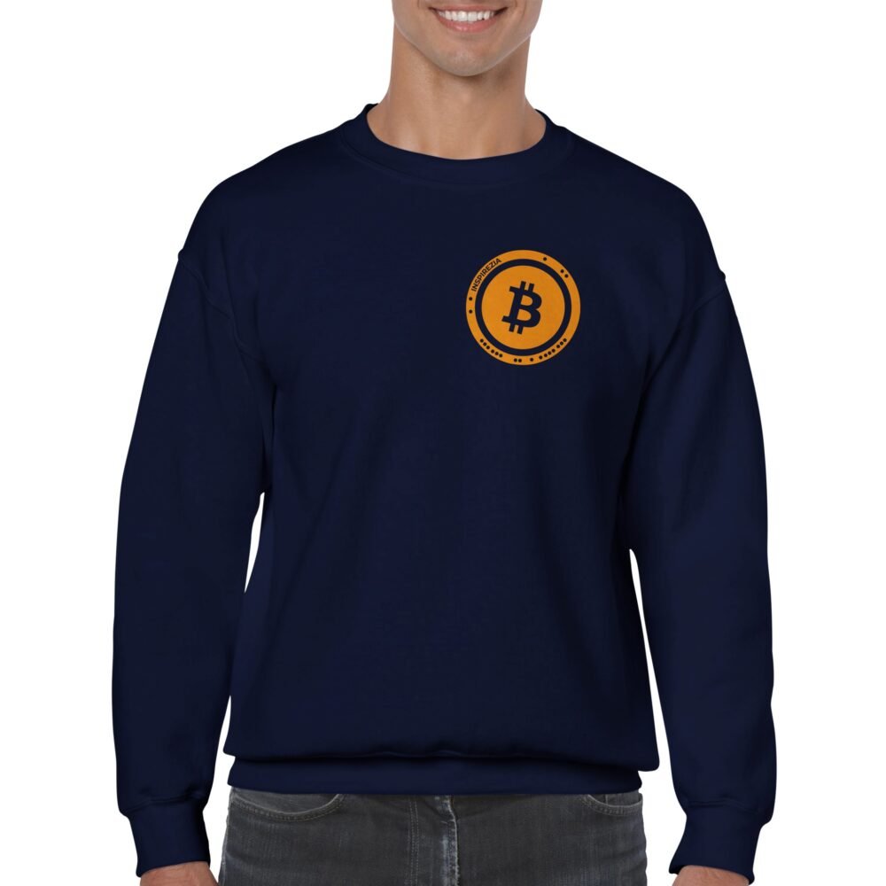 Bitcoin logo sweatshirt INSPIREZIA