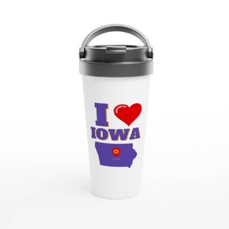 I love Iowa travel mug INSPIREZIA