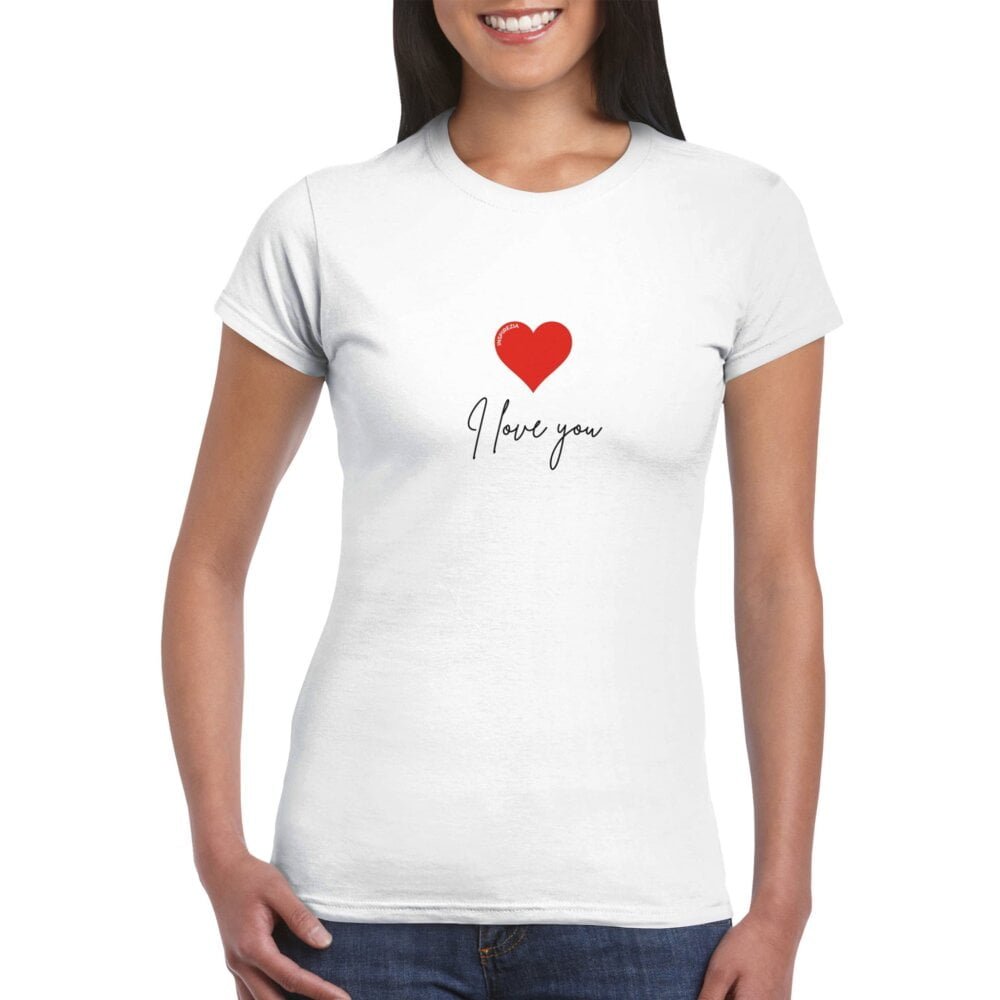 I love you women's t shirt INSPIREZIA