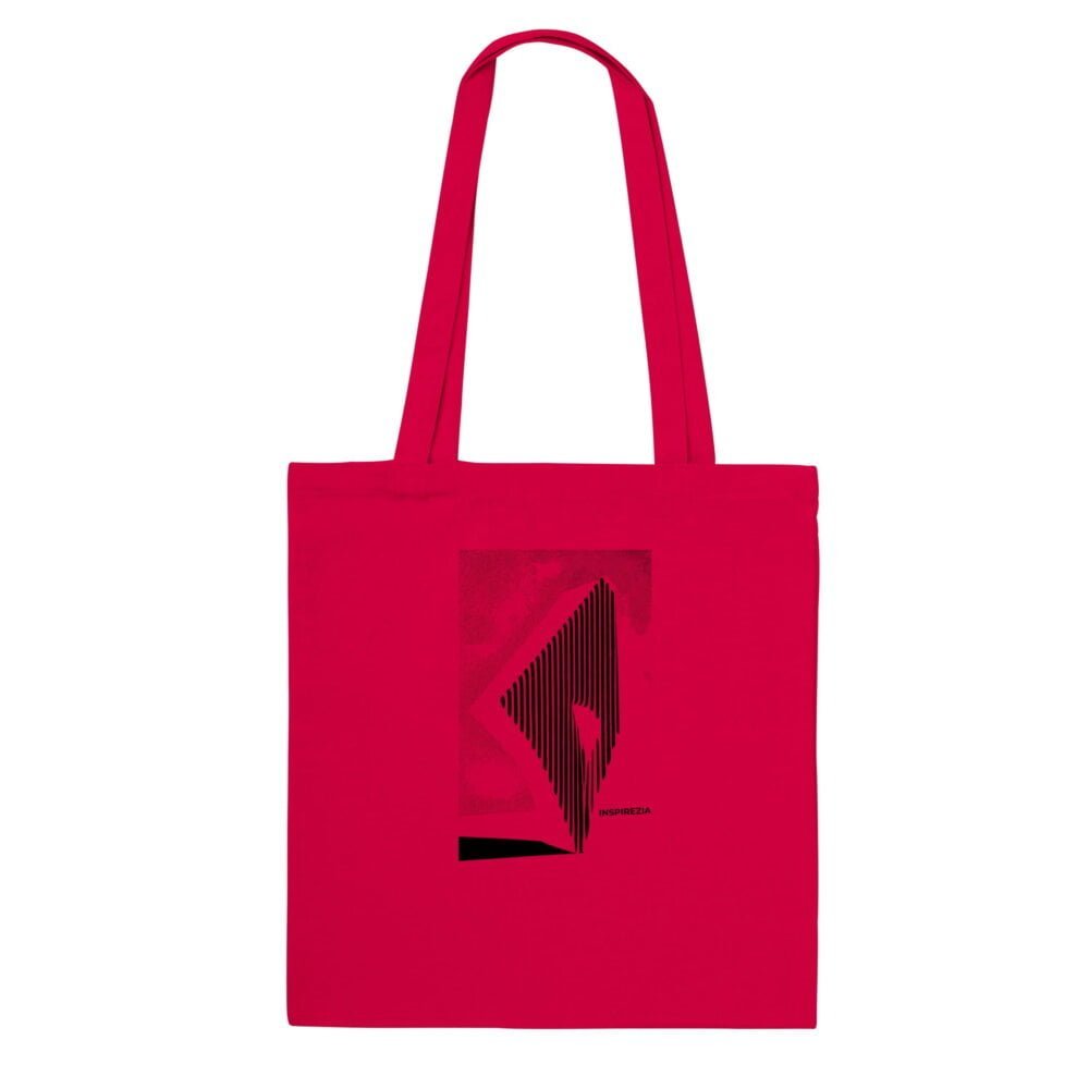 Optical illusion art tote bag INSPIREZIA